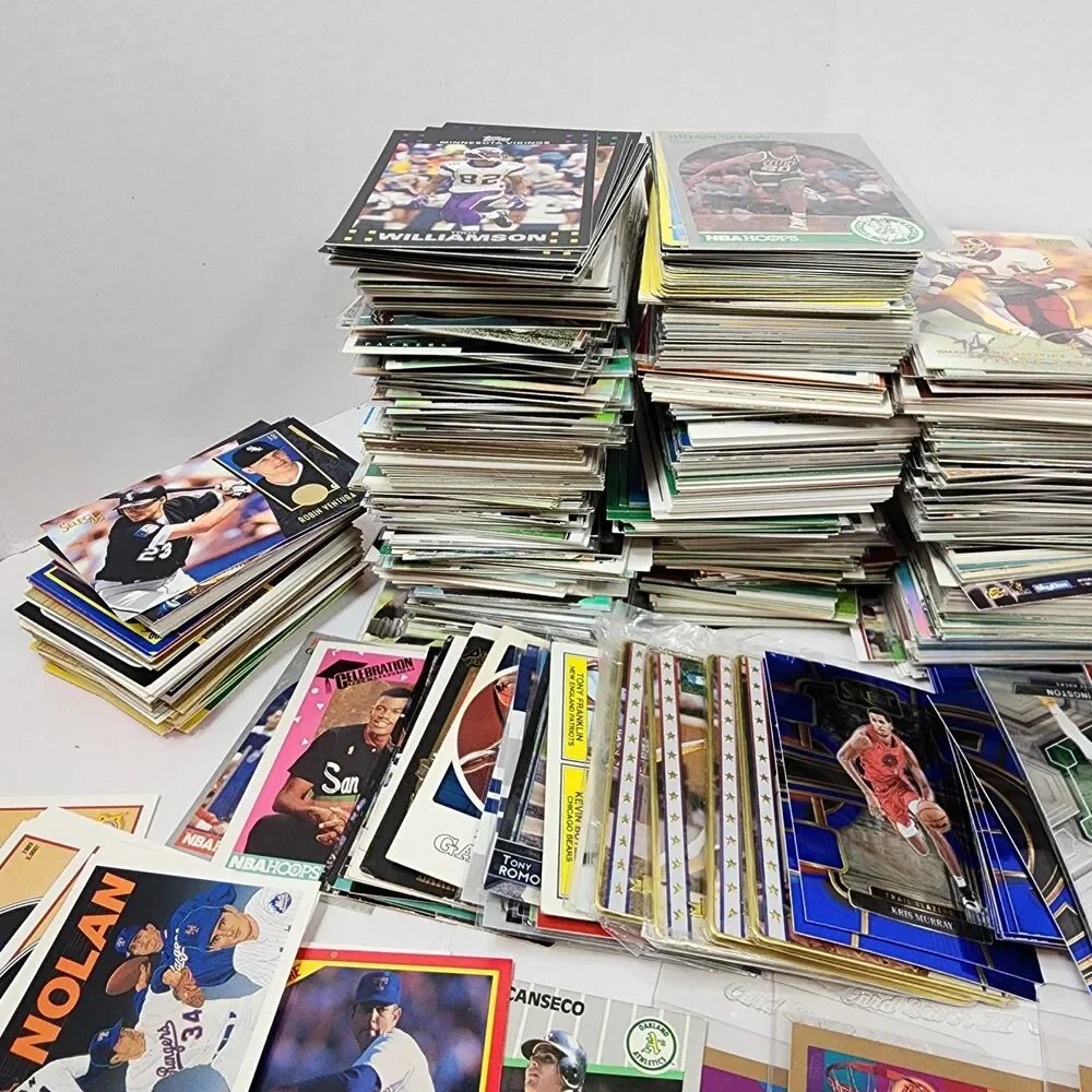 Sports CARD LOT Baseball Football  Basketball Storage Unit Find